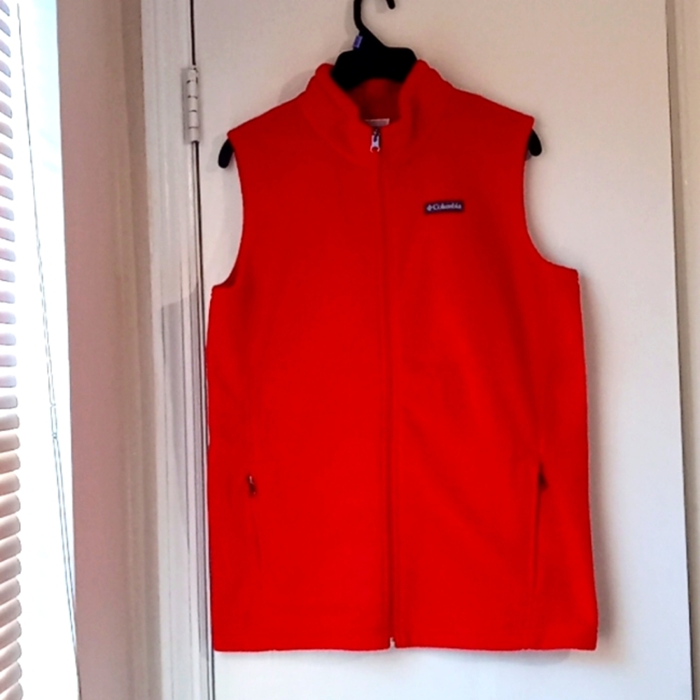 Columbia fleece long vest